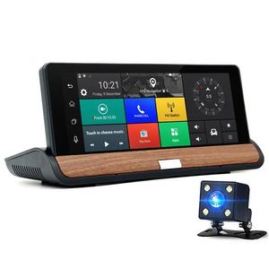 Accessoires 7 pouces 3G Bluetooth Wifi Android 5.0 Voiture DVR GPS Navigation HD 1080P Caméra de recul à double objectif 16 Go Cartes de navigation gratuites