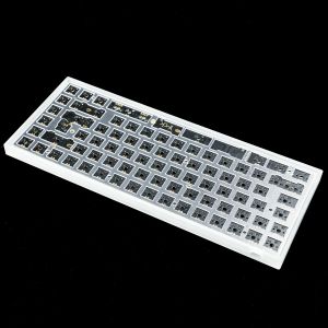 Accessoires 75% 84 Plate PC Polycarbonate ANSI Disposition ISO pour KBD75 YMD75 V1 V2 V3 PCB Case 75V3 Keyboard pour ordinateur portable du clavier mécanique