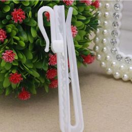 Accesorios 80/100pcs Cortina Gancos colgantes Ventana de anillo de gancho ajustable Cortina blanca Soporte de gancho para la cortina del hogar 7cm de alta calidad