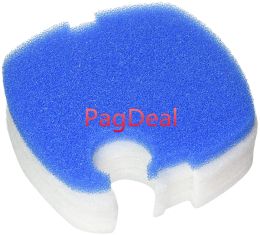 Accesorios 8pcs reemplazo azul grueso filtro fino almohadilla de esponja filtrante de acuario almohadillas de espuma para sunsun hw303 304 filtro de bote