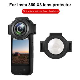 Accesorios 9H Cámara de acción Proteger la cubierta para Insta360 One X3 Guardia de lente de PC de vidrio templado óptico para accesorios Insta360 X3