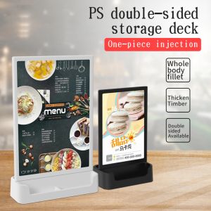 Accessoires A4 Multifunctionele prijs Display Stand Highd Restaurant Commercieel Kantoor A5 Display Stand Vertical Catalog Table Bord