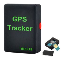 Accessoires A8 GPS Tracker Locator Google Map Real Time Old Men Child Pet Car GSM GPRS LBS Tracking Sim Card Baby SOS -knop Alarm voor kinderen