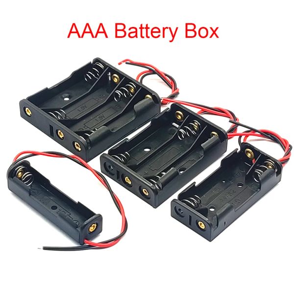Accessoires AAA Battery Case 1/2/3/4 SLOT BATTERNE BATTLEDER Batter