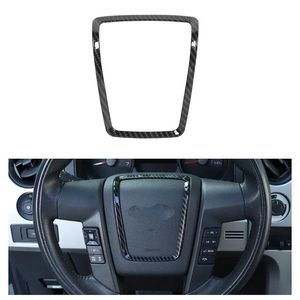 Accessoires ABS Auto Stuurwiel Center Trim Cover Frame voor Ford F150 20092014 Koolstofvezel