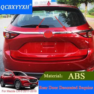 Accesorios ABS ABS ABS ABS RED CROME TRANJED CROME TRIP DE LECAS DE LECAS PARA MAZDA CX5 2017 2018 CUBIERTA DE ACCESORIOS DE ACCESORIA Strips de decoración externa