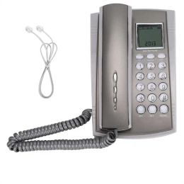 Accessoires ABS Wired Telefoon met luidspreker Voice Recorder Caller ID Display voor Home Office Hotel Telefono Fijo Para Casa vaste telefoon