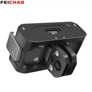 ACCESSOIRES ACTION2 BASE DE CHARGE MAGNÉTIQUE Pliable 1/4 Trépied Adaptateur Bracket Extension Support pour DJI Action 2 3 4 Sport Camera Vlog Holder