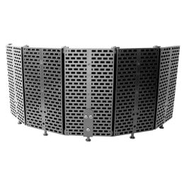 Accessoires Verstelbaar 5 Paneel Microfoon Isolatiescherm MIC Sound Absorberende schuimreflector voor elke condensormicrofoonvervanging verzending