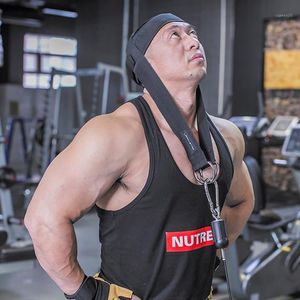 Accesorios ajustable cabeza cuello entrenamiento gorra hombro músculo fuerza arnés correa gimnasio Fitness peso peso entrenador