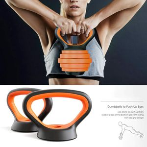 Accessoires Verstelbare Kettlebell -handvat Multifunctionele grip voor Dumbbell Push Up Gym Training