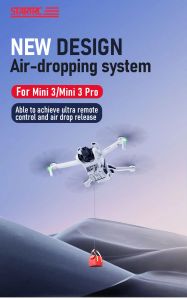 Accessoires AirDrop System voor DJI Mini 3/Mini 3 Pro Drone Wedding Ring Cadeau Lever luchtdruppelaar Device Device Loze Levering voor DJI Mini 3