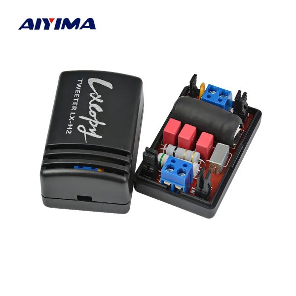 Accessoires Aiyima 2pcs Diviseur de fréquence automatique Divette de tweeters professionnels Diviseur de voiture croisée audio pour Home Theatre Amplificateur Board