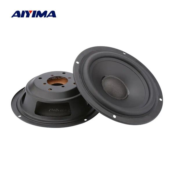 Accesorios Aiyima 2pcs Bass Altavoz Pasivo Radiador 3 4 6.5 Gaofer de 8 pulgadas Diafragma Radiador Vibración de la membrana del altavoz PARTE