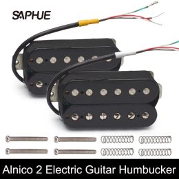 Accesorios Alnico 2 Pickup de guitarra eléctrica N50 78K/B52 89K Humbucker Alnico II Pickup Partes de guitarra doble bobina Piezas de guitarra Black/White/Marfil