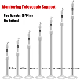 Accessoires Aluminium zilveren plafondbevestiging 2040cm 3060cm 4080cm 60120cm Uitbreiding Verstelbare wandbeugel voor projector CCTV -camera