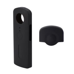 Accessoires Andoer Camera Protective Silicone Cover Case met Lens Cap voor Ricoh Theta V 360 Degree Camera