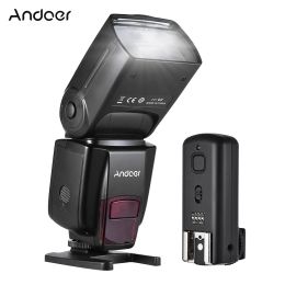 Accessoires Andoer Flash AD560 IV 2.4G Wireless OnCamera Slave Speedlite Flash Light GN50 Flash -trigger voor Canon Nikon Sony A7/A7 II