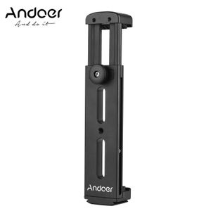 Accessoires Andoer Metalen Tablet Clip Tablet Statief Adapter Houder Klem met Cold Shoe Mount 1/4