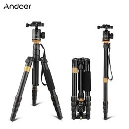 Accessoires Andoer QZ278 Statief Professionele Camera Statief Monopod met Balhoofd voor Canon Nikon Sony DSLR Statief beter dan Q999s Q666 Pro