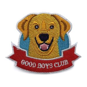 accessoires Dier Hond Borduurflarden Goede Jongens Club Opstrijkbare Applicaties Kleding Hoeden Rugzak Badge DIY Aangepaste Naaiaccessoires Sticker