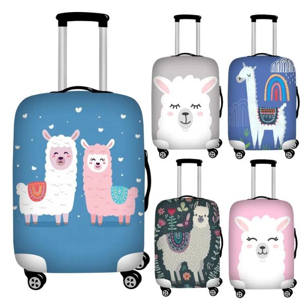 Accesorios Animal Llama Impresión Libra de viaje Cubiertas de polvo protector