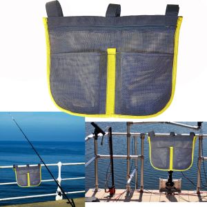 Accessoires Antiuv Boat Fishing Dock Rail Sac de rangement de pochettes de rail pour Kayak Marine Yacht Boat Fishing Hand-Cail Pocket