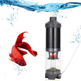 Accessoires Aquarium Automatische visuitwerpselenverzamelaar Toilet Automatische filterreiniging Aquariums Zuigafscheider Filterstofzuiger