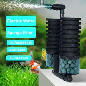 Accessoires Aquarium Biochemische sponsfilter Elektrische waterfiltratie Aquarium Oxygenatie Bacteriën Vissenkombenodigdheden Koolstofmediacontainer