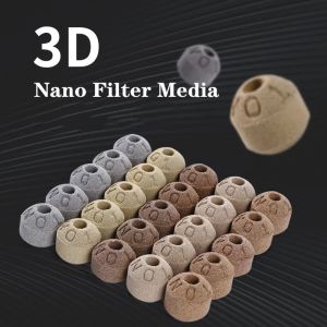 Accessoires Aquarium Keramische Filtermedia Nano Bio Sphere voor Zee- en Zoetwater Aquarium Aquarium Potfilter Vijver Biofiltratie