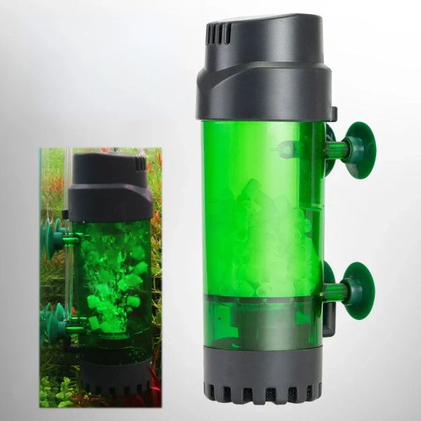 Accessoires filtre d'aquarium lit fluidisé pompe à oxygène d'air fabricant réservoir de poisson bactéries nitrifiantes dispositif de décoration accessoires de pierre à bulles d'air