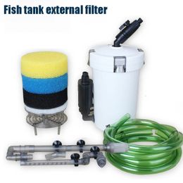 ACCESSOIRES Aquarium Pish Tank Filtre Ultraquiet Filtre Barrel, baril de filtre externe, Filtre de filtre Filtre de conception à trois