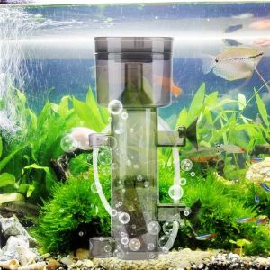 Accessoires écumeur de protéines d'aquarium suspendu à la pompe filtre à eau salée filtre de réservoir d'eau interne filtre pneumatique marin séparateur de protéines