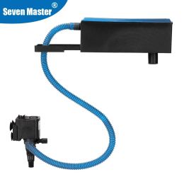 Accessoires Pompe à eau submersible aquarium avec filtre supérieur à 3 pouces Filtration d'eau à l'oxygène 10W25W 220 V