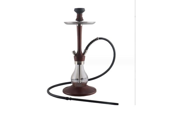 Accesorios Árabe Shisha Madera Hookah Botella de vidrio Placa inferior de madera Entrega directa Ot4Zt