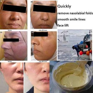 Arctic Ocean Cod Crème pour le visage ferme au collagène hydrolysé marin Supprimer les rides Soin anti-âge Estomper les ridules Réparer Resserrer la peau
