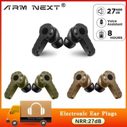 Accessoires Armer les écouteurs de réduction du bruit de la prise de vue électronique Tactical Military Tactical Elecbuds Pickup, la protection auditive des écouteurs de chasse.