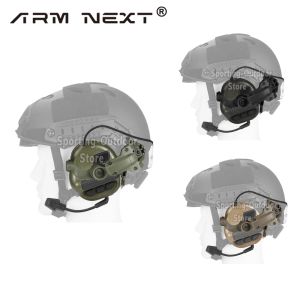 Accessoires Arme Next Tactical Headset Military Military Shooting Noise Amélioration des écouteurs pour casque Fast Helmet Ops Wendy Mlok Arc Headset