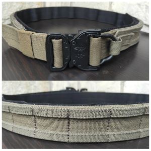 Accessoires Army Tactical Belt Military Airsoft Training molle Battle Battle Battle Hoproor Hunting Fighting Combat Seled Fighter Belt Gear Gear