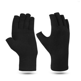 Accessoires Les gants de compression contre l'arthrite soulagent les mains du canal carpien rhumatoïde sans doigts pour la saisie sur ordinateur et le travail quotidien