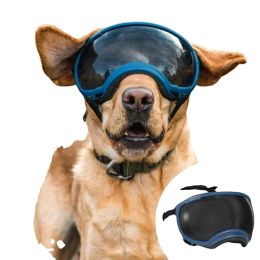 Accesorios ATUBAN Gafas para perros Anti UV Fuerte resistencia al impacto Ajustable Elástico Cachorro Gafas para perros de raza grande Gafas de sol transpirables para mascotas