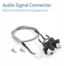 Accessoires Câble de signal audio 2 RCA à XH2.54mm3pin Pobite d'entrée audio 30cm Longueur de ligne Interface de signal sonore étendu pour panneau
