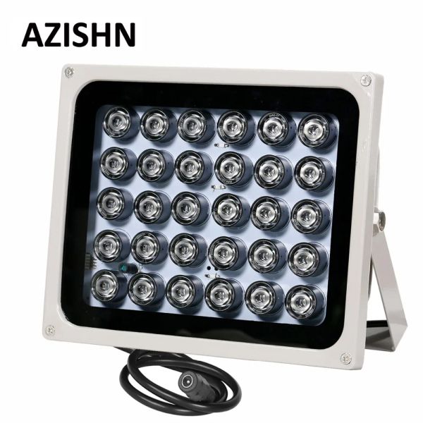 ACCESSOIRES AZISHN CCTV LEDS 30 IR infrarouge Illuminateur Vision nocturne 850 nm IP65 Métal de la vidéosur