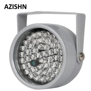 Accesorios Azishn CCTV LED Iluminador infrarrojo 48 PCS IR LED Visión nocturna IP66 Infrarrojo CCTV Light Metal Impermeable para cámara CCTV