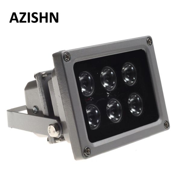 Accessoires Azishn CCTV LEDS IR illuminateur Lampe infrarouge 6pcs LED IR OUTDOOOR IMPRÉPERSION VISION NOBILE VISION DE CCTV CCTV LUMIÈRE POUR CAME CCTV