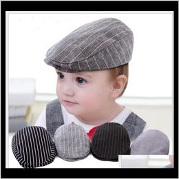 Accesorios Baby Maternity Drop Delivery 2021 Baby Boys Gentleman Hats Kids Casual Caps Child Hat Boy Cap 6 colores Lxfit