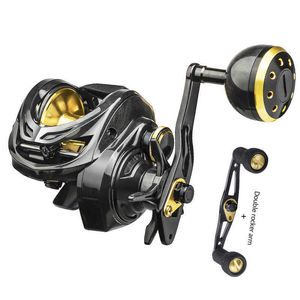 Accesorios Baitcast Carrete Pesca 6 + 1BB TDC3000 Cuerpo de fibra de carbono Arrastre máximo 16 kg Inducción de vibración Rueda lenta Meta Agua dulce al aire libre P230529