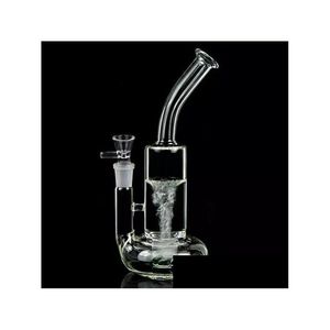 Accessoires Bekerglas Glazen waterpijpen Waterpijpen Tornado Perc Cyclone Percs Waterleidingen 18 mm joint Dab Rigs Recycler Oliedruppellevering Thuis Gard Dhqgz