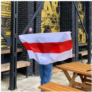 Accessoires Wit-Russische Vlag Wit Rood Witte Vlag 90 * 150cm