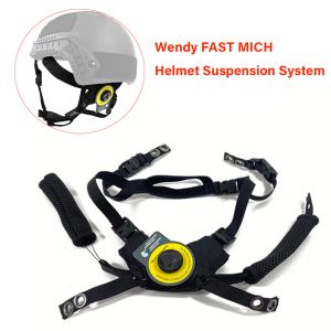 Accessoires best verkopende Wendy Fast Mich Tactical Helmet Suspension System Tactische helmaccessoires Suspensie Lanyard Chin -band